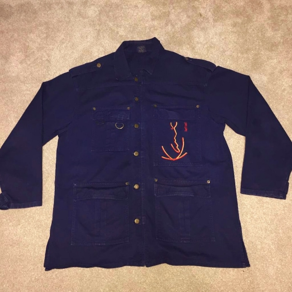 Vtg Karl Kani Denim jacket 90s